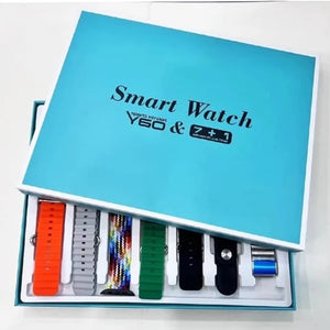 Y60 Smart Watch Ultra (7+1) | Sports Edition | Full Touch Display | Heart Rate | Sleep & Fitness Tracker