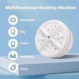 Portable Mini Washing Machine - 1 Pc, Efficient and Convenient for Easy Laundry Solutions