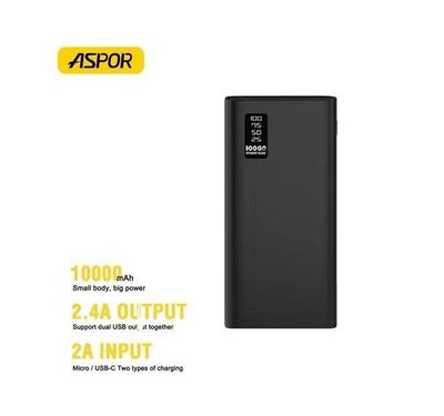 ASPOR A330 10000mAh Power Bank | Mini Size Portable Travel Battery Pack