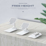 Universal Foldable Mobile & Tablet Stand | Adjustable Multi-Angle Holder Smart Foldable Stand