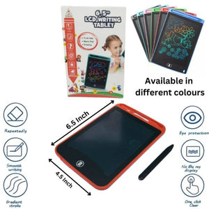 6.5-Inch Multi-Color LCD Electronic Writing Tablet | Premium Quality | Random Colors Smart Writing Tablet