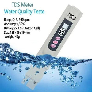 Portable TDS Meter - 1 Pc ABS Plastic Water Quality Testing Device