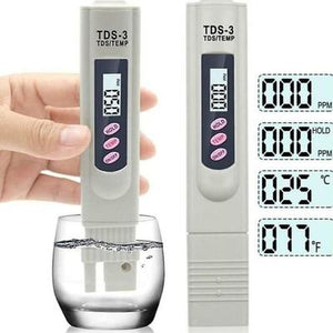 Portable TDS Meter - 1 Pc ABS Plastic Water Quality Testing Device