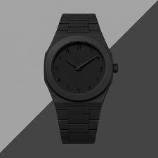 Men's Carbon Fiber Water Resistant Quartz Chain Watch - 1 Pc