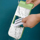 Multifunctional 5-Blade Vegetable Cutter & Grater | Random Colors