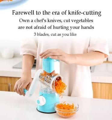 Green Vegetable Cutter with 2 Blades for Easy Slicing and Dicing