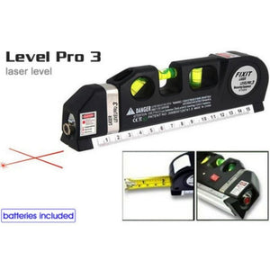Laser Level Pro3 Laser Vertical Measuring Tape Metric Rulers Laser Level Pro3 Laser