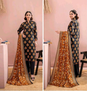 ✨ Zesh ✨ 3 Pieceunstitched Suit Zesh Summaer Lawn Collection 2025