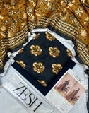 ✨ Zesh ✨ 3 Pieceunstitched Suit Zesh Summaer Lawn Collection 2025