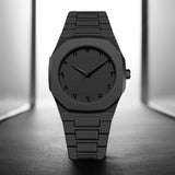 Full Black Aura Quartz Watch – Lightweight Design, , Premium Quality & Finish – Best Quality Analog Watch For Boys – Watch For Men | Full Black Color Watch – With Box