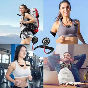 Compact Neck Fan - 1 Pc Portable Wearable Fan in Black